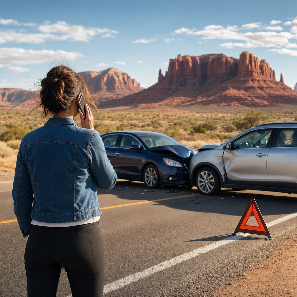 What to do after a car accident in Arizona: illustration