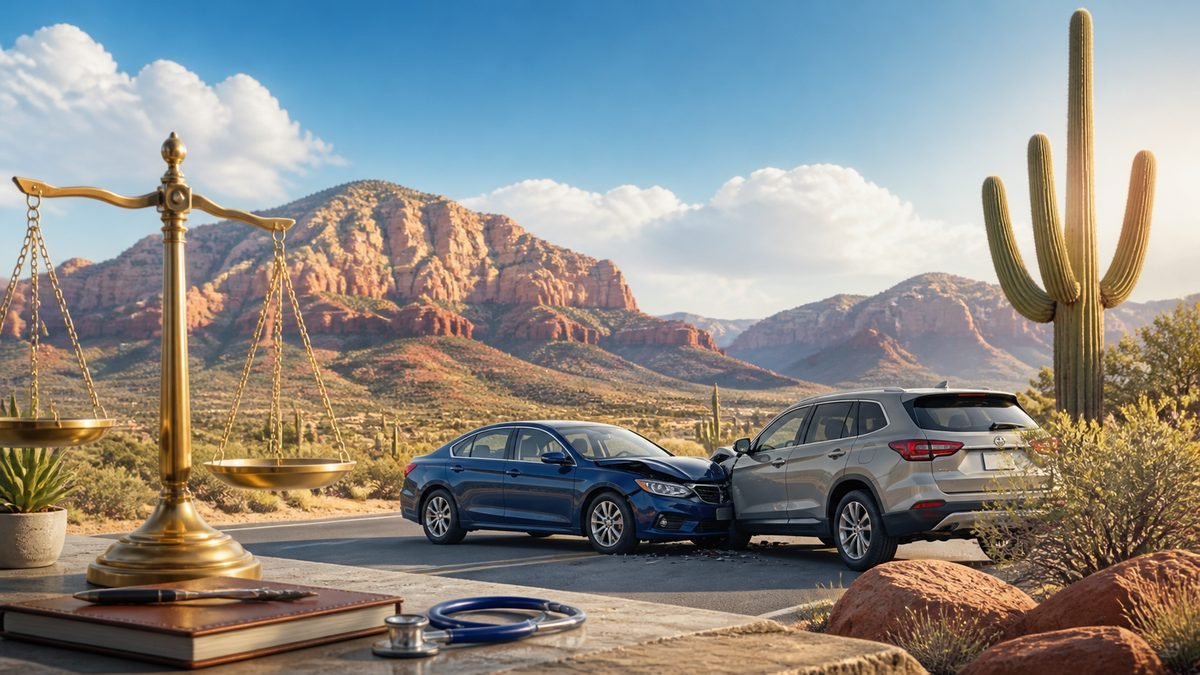 arizona snowbird season car accidents: illustration